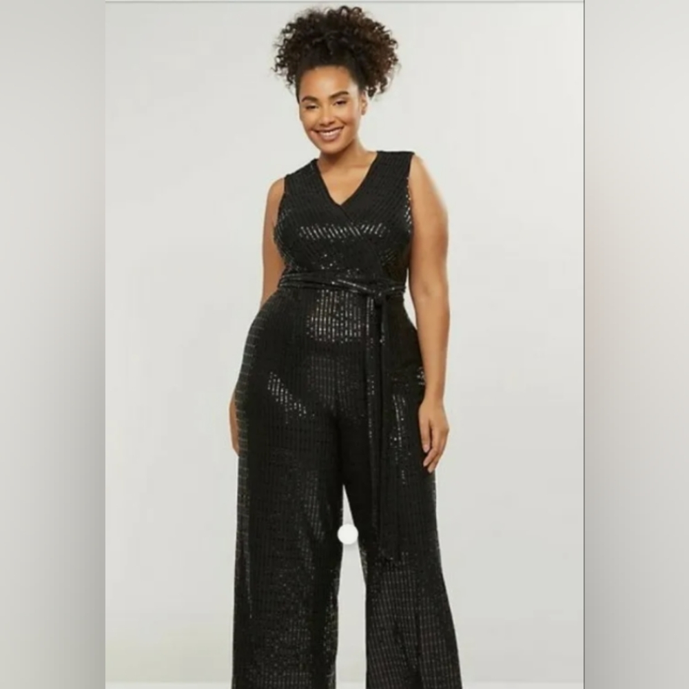 Black Sequin Jumper